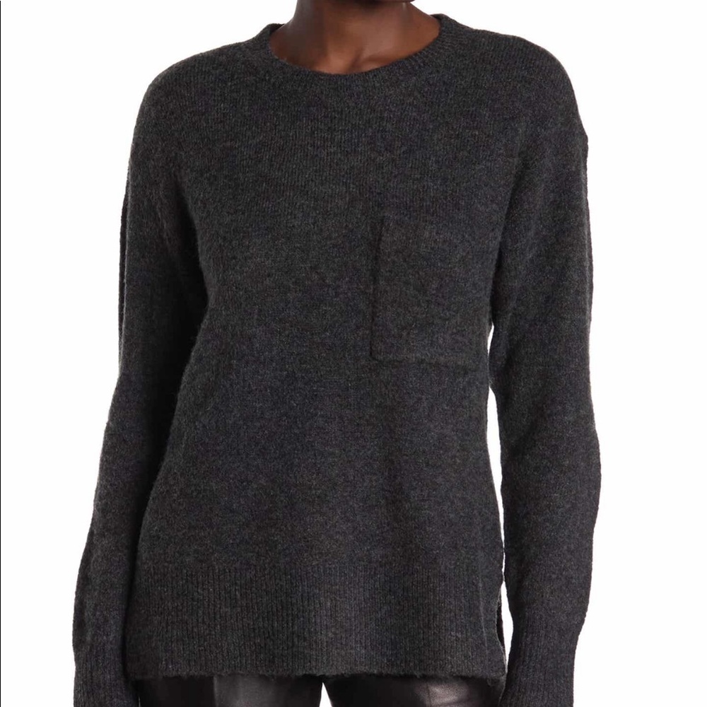 SANCTUARY “FUZZY KNIT POCKET” SWEATER IN 3 COLORS - Picture 6 of 6